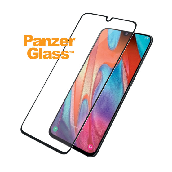Стъклен протектор PanzerGlass за Samsung Galaxy A41 Case Friendy - Черен