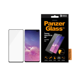 Стъклен протектор PanzerGlass за Samsung Galaxy S10 lite CaseFriendly - Черен, 117387