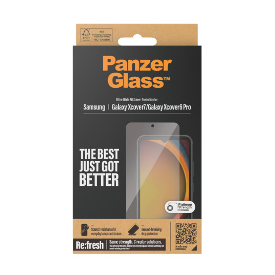 Стъклен протектор PanzerGlass за Samsung Xcover 7 UWF