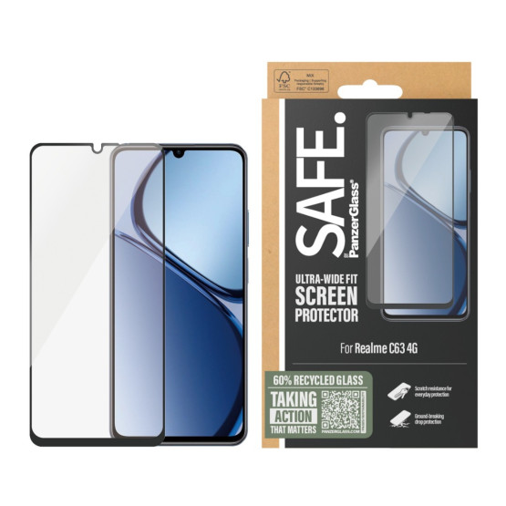 Стъклен протектор Safe за Realme C63 4G, UWF