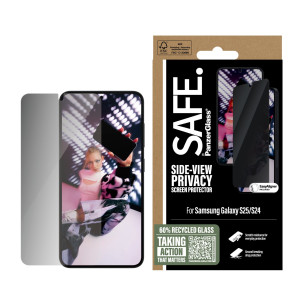 Стъклен протектор Safe за Samsung Galaxy S25, S24, UWF, Privacy