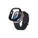 Стъклен протектор за часовник PanzerGlass за Apple Watch Ultra, Ultra 2, Ultra 2024, Snappie Full Body - Черен