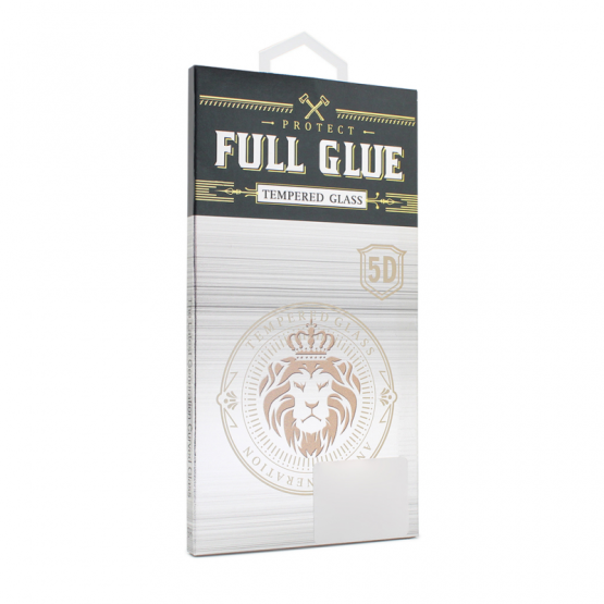 Стъклен протектор 5D full glue за iPhone 6 plus/6S plus Бял