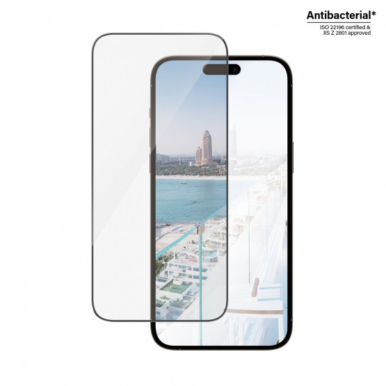 Стъклен протектор PanzerGlass Apple iPhone 14 Pro Max UWF Anti-Reflective AB w. Applicator, Черен