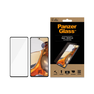 Стъклен протектор PanzerGlass за Xiaomi Mi 11t Pro 5G CaseFriendly - Черно, 117079