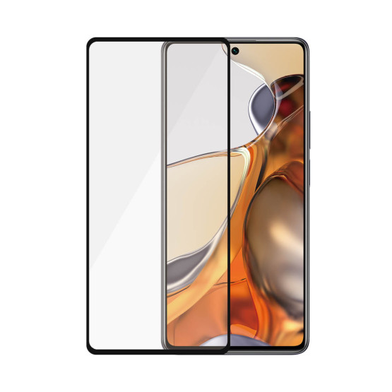 Стъклен протектор PanzerGlass за Xiaomi Mi 11t Pro 5G CaseFriendly - Черно, 117079