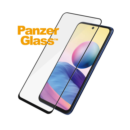 Стъклен протектор PanzerGlass за Xiaomi Redmi Note 10 5G CaseFriendly - Черен