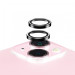 Стъклен протектор за камера PanzerGlass PicturePerfect Rings за Apple iPhone 15/15 plus - Черен