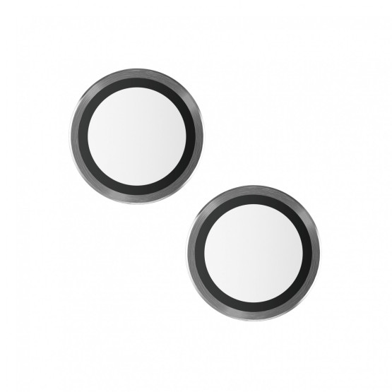 Стъклен протектор за камера PanzerGlass PicturePerfect Rings за Apple iPhone 15/15 plus - Черен