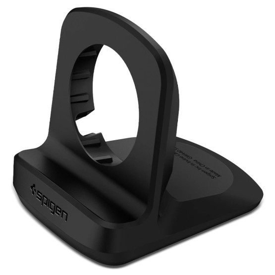 Стойка за безжично зареждане Spigen S352 Night Stand за Galaxy Watch - Чerna