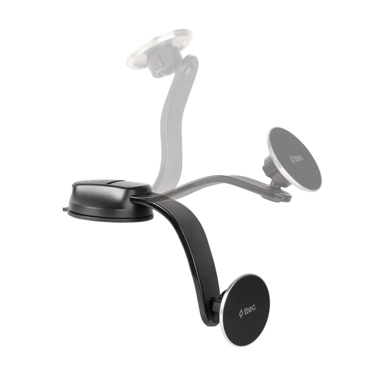 Стойка за кола ttec EasyDash Pro M MagSafe Comp. In-Car Phone Holder - Черна