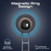 Стойка за кола ProMate BRIDGEMOUNT 360° Rotatable Cradleless Magnetic Car Phone Mount, For AC Vents, Metal ring Plate included.