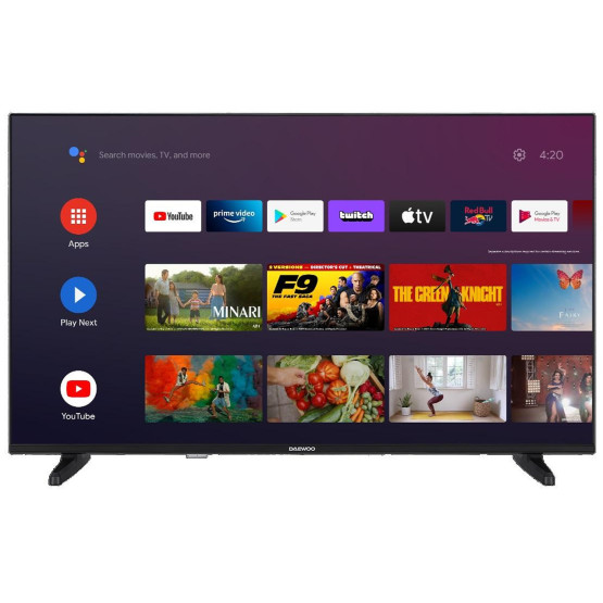 Телевизор Daewoo 43DM63FA ANDROID TV , LED , 43 inch, 108 см, 1920x1080 FULL HD , Smart TV , VIDAA