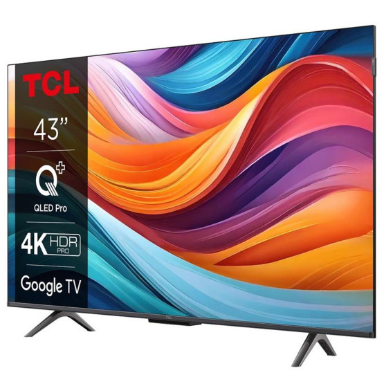 Телевизор TCL 43T7B , QLED , 43 inch, 108 см, 3840x2160 UHD-4K , Smart