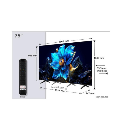 Телевизор TCL 75P79K