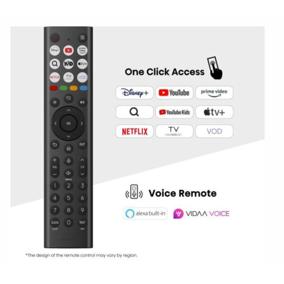 Телевизор Hisense 55E8Q , 139 см, 3840x2160 UHD-4K , 55 inch, Mini LED , Smart TV , VIDAA