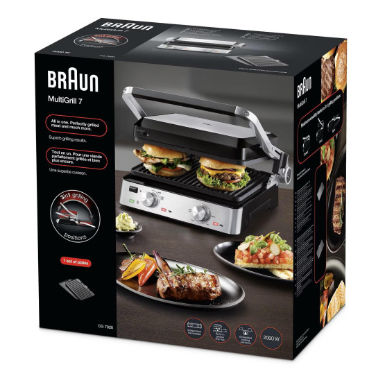 Грил преса Braun CG7020