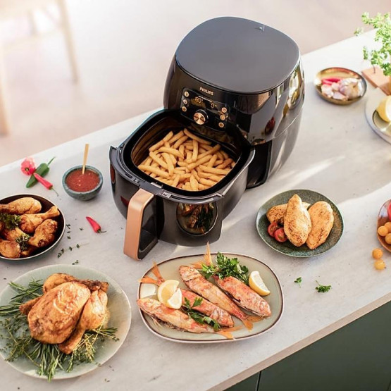 Уред за здравословно готвене Philips Airfryer XXL HD9867/90