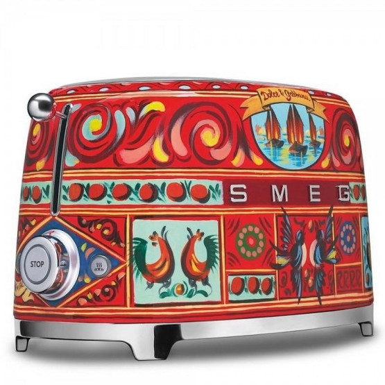 Тостер SMEG TSF01DGEU , 950 - SMEG
