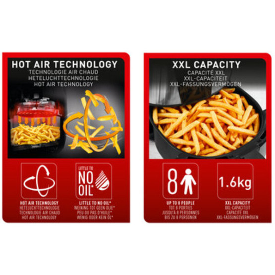Уред за здравословно готвене Tefal EY701D15 Easy Fry XXL , 1.6kg - Tefal