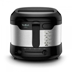 Фритюрник Tefal FF215D30 FRY UNO 1.8l METAL , 1.8 л мазнина, 1 кг продукти , 1600 - Tefal, Фритюрници