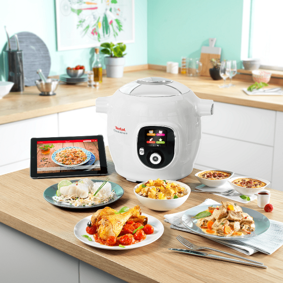 Мултикукър Tefal под налягане CY851130 EPC Cook4me , 1600 , 6 л - Tefal, Уреди за здравословно готвене