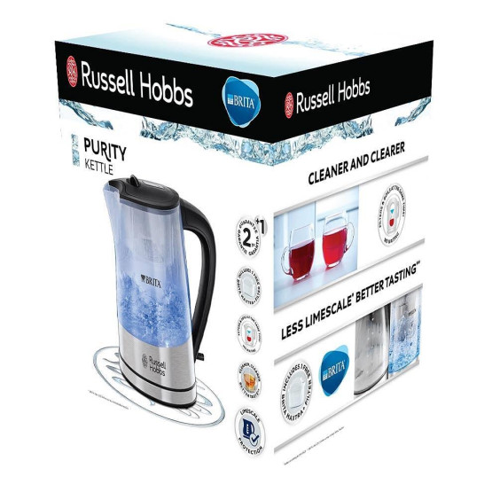 Електрическа кана Russell Hobbs 22850-70 Purity Brita , 1.5 L , 2200