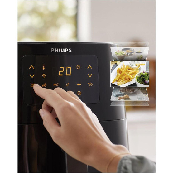 Уред за здравословно готвене Philips HD9280/90 AirFryer , 1.2 kг продукти , 2000 - Philips