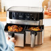 Уред за здравословно готвене Tefal EY905D10 DUAL EASY FRY & GRILL SS