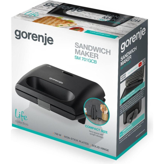 Грил преса Gorenje SM701GCB