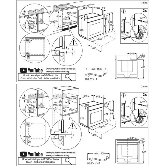 Фурна за вграждане AEG TP9SB831AB , 70 , А++ , Почистване с пара , Сензорно