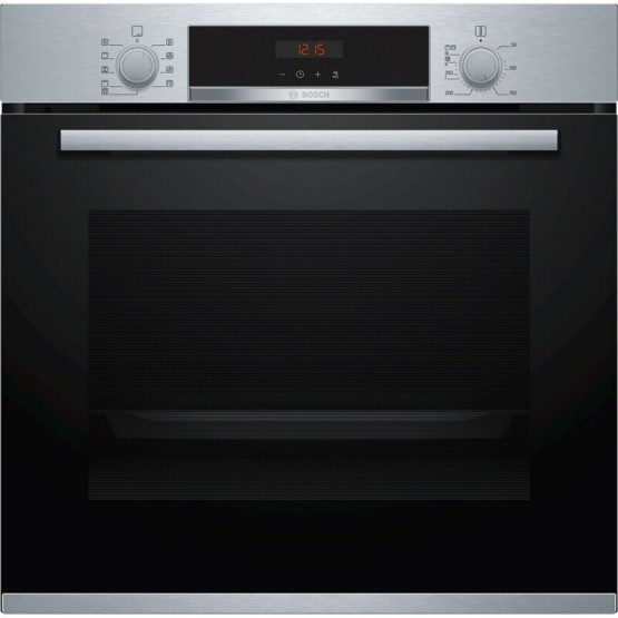 Фурна за вграждане Bosch HBA573BS1 , 71 L , Push бутони , А , Пиролиза - Bosch