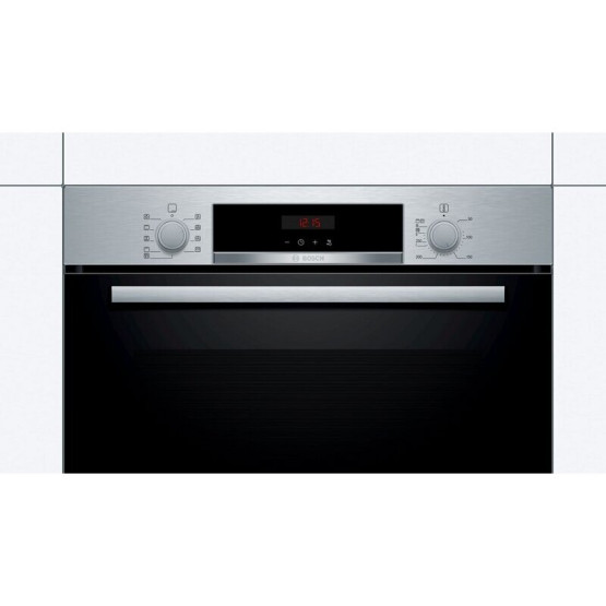 Фурна за вграждане Bosch HBA573BS1 , 71 L , Push бутони , А , Пиролиза - Bosch