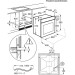 Фурна за вграждане Electrolux EOF3H40BW , 65 , Push бутони , А , Водно почистване - Electrolux