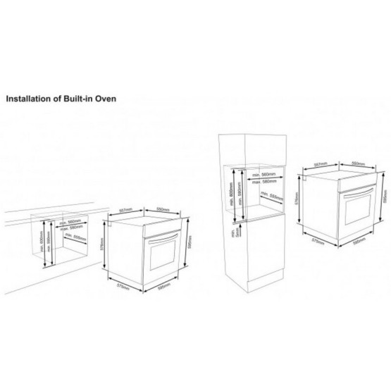 Фурна за вграждане Sharp K-50M22BL2 , 65 L , А , Механично - Sharp