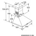 Вграден абсорбатор Bosch DWP64BC60 - Bosch
