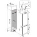 Вграден хладилник с фризер Whirlpool WHC18 T132 , 250 l, E , No Frost , Да