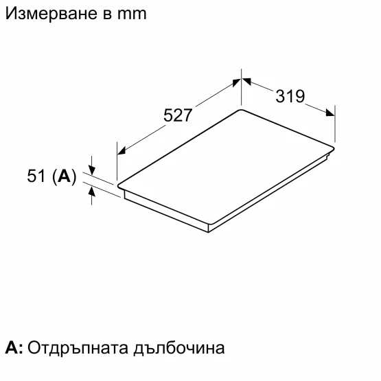 Вграден керамичен плот NEFF T63TDX1L0