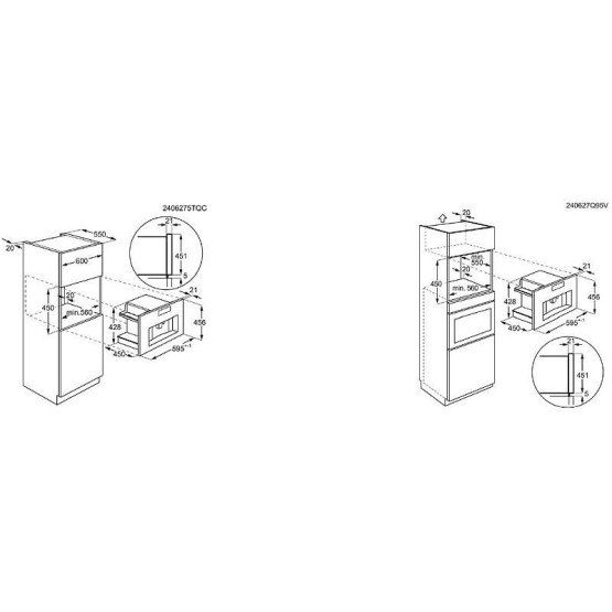 Вградена кафемашина AEG NKC9N8T (ST) , Сензорно