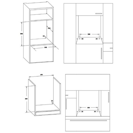 Фурна за вграждане Crown FCM 800A IX
