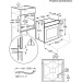 Фурна за вграждане Electrolux EOF3H40BX , 65 , Push бутони , А - Electrolux