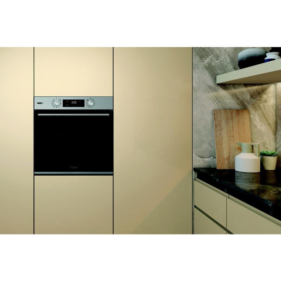 Фурна за вграждане Whirlpool OMSK58RU1SX , 71 , Push бутони , А+ , Пиролиза - Whirlpool