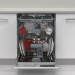 Съдомиялна машина за вграждане Sharp QW-NI27I47DX , 15 комплекта, 600 Ш, мм, D - Sharp