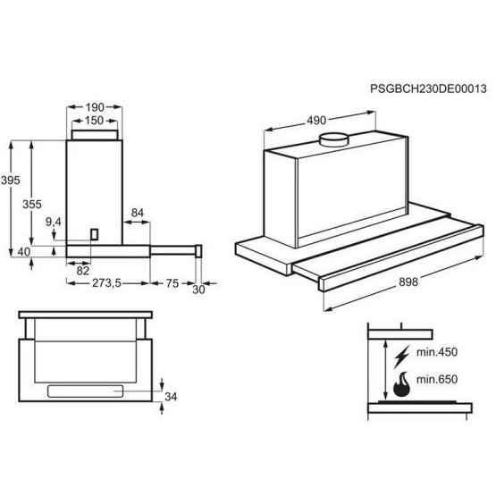 Вграден абсорбатор Electrolux LFP819K