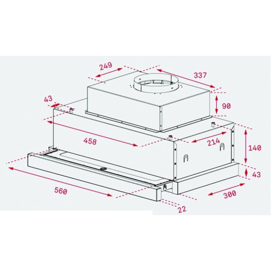 Вграден абсорбатор Teka CNL 6815 PLUS E.396.ИН - Teka