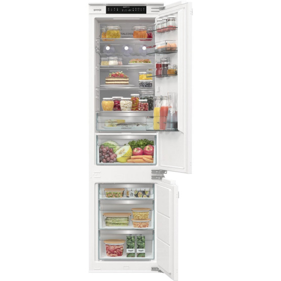 Вграден хладилник с фризер Gorenje NRKI519E82WF , 284 l, E , No Frost , Да
