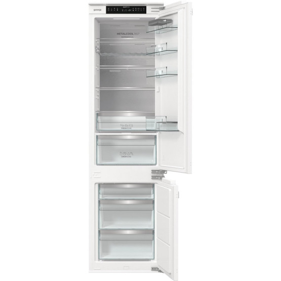 Вграден хладилник с фризер Gorenje NRKI519E82WF , 284 l, E , No Frost , Да