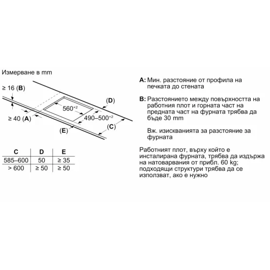 Вграден керамичен плот Bosch PIX631HC1E