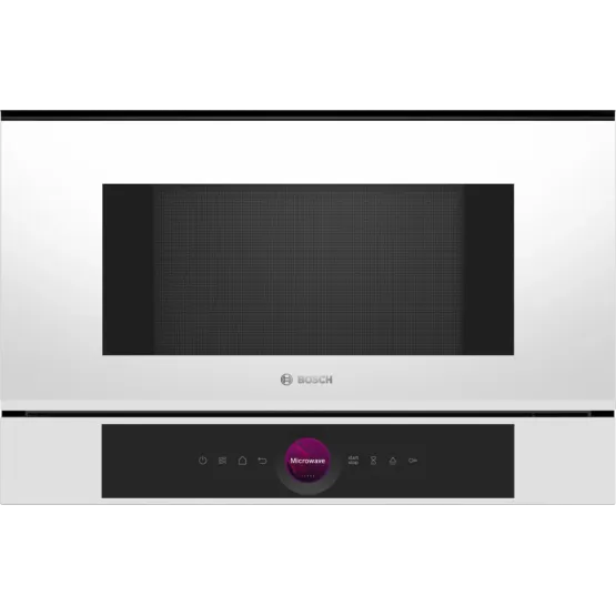 Вградена микровълнова фурна Bosch BFL7221W1 , 21 , Hydrolitic , Електронно