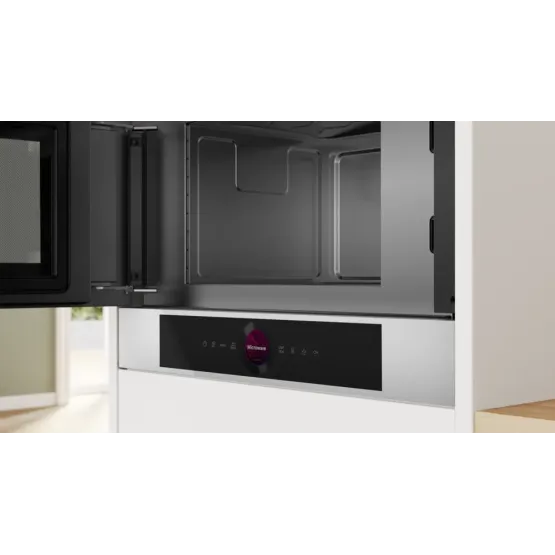 Вградена микровълнова фурна Bosch BFL7221W1 , 21 , Hydrolitic , Електронно